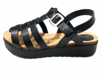 LANOU nu-pieds KICKERS noir (CAROL B)